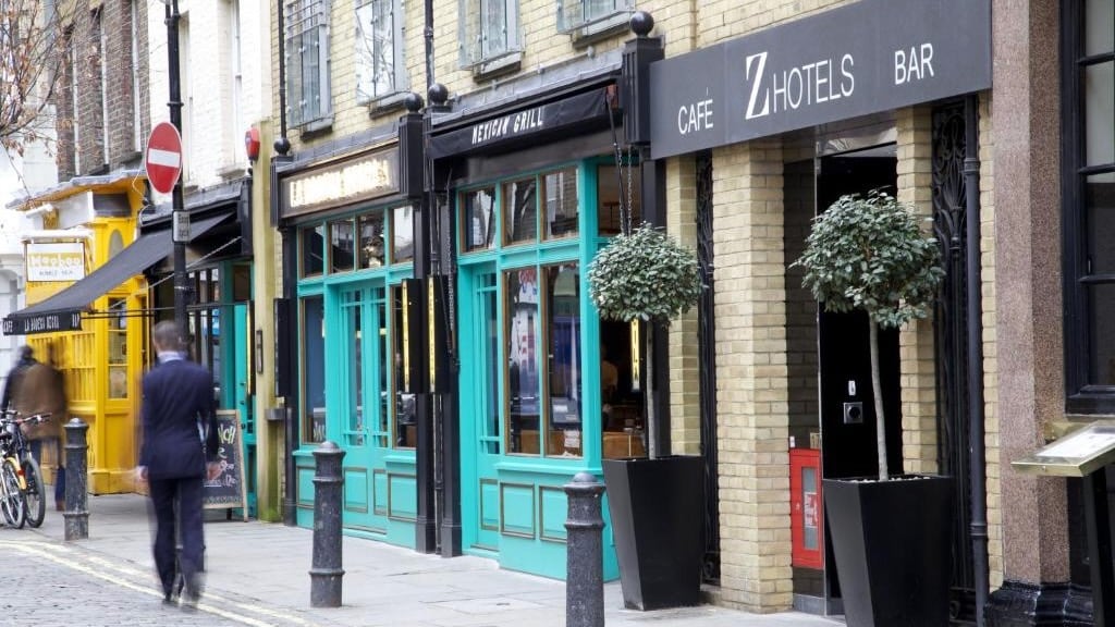 The Z gay hotel in London.