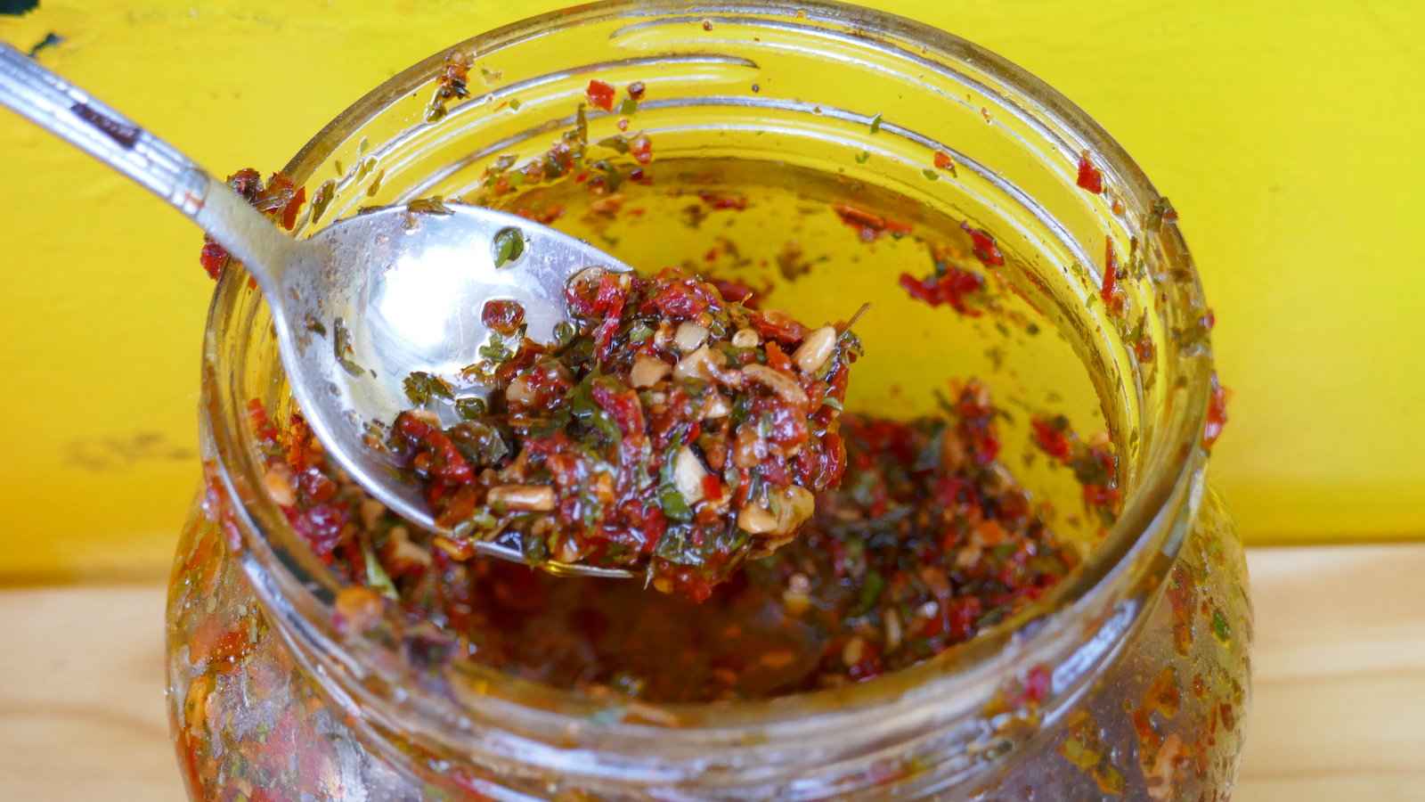 Chimichurri is an Argentinean type of salsa that's excellent with red meat