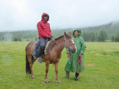 Horse riding through Mongolia's beautiful landscapes is an incredible experience