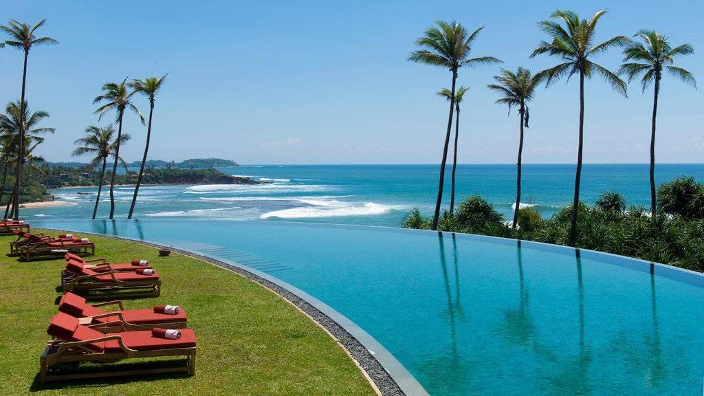 Cape Weligama is a stunning luxury resort near Mirissa in Sri Lanka