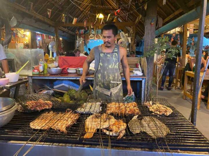 The main night market in Luang Prabang is a smorgasbord of delicious food to explore!