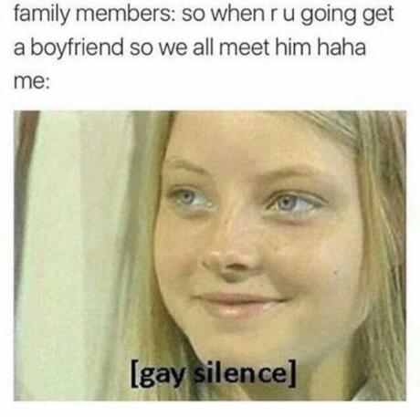 Gay silence is one of the best gay memes