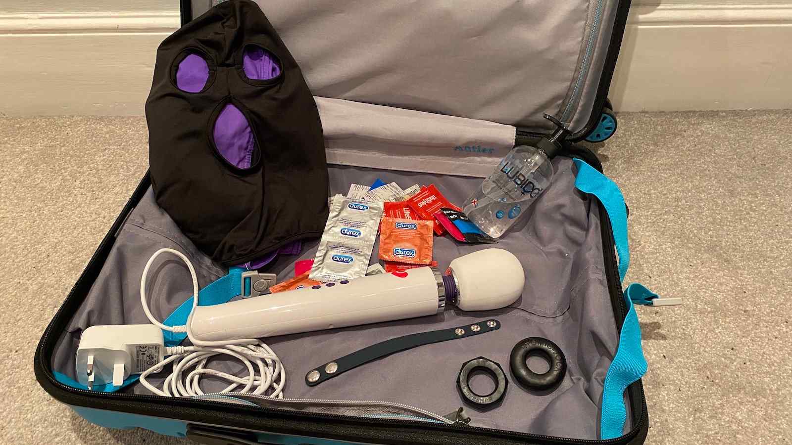 Pack your sex toys in your checked luggage to avoid any embarrassment or stress