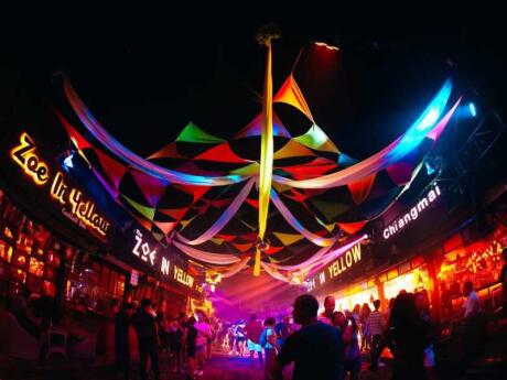 Zoe in Yellow is a fun club in Chiang Mai that's gay friendly and popular with backpackers