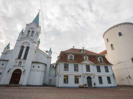 Riga's beautiful Old Town area is best explored by foot