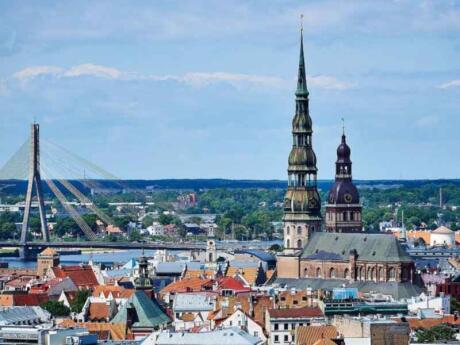 St. Peter's Church in Riga is beautiful to see and offers more beautiful views of the city if you climb the tower