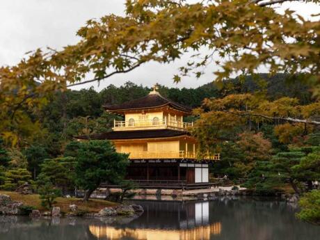Kyoto's famous Golden Temple is one of the most beautiful sights to experience