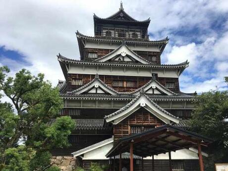 Hiroshima Castle may have been rebuilt but is still a beautiful and must-visit spot in the city