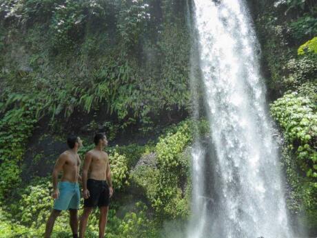 The stunning Sendan Gile waterfalls was one of our highlights of visiting Lombok