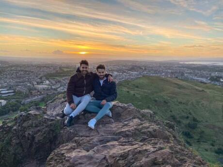 Some of the best views of Edinburgh can be experienced by hiking to the top of Arthur's Seat, an extinct volcano