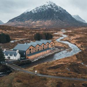 The Kingshouse Hotel is a cozy spot to stay in the midst of Glen Coe's incredible scenery