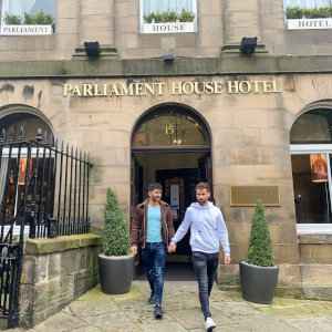 We loved staying at the super gay friendly Parliament House Hotel in Edinburgh