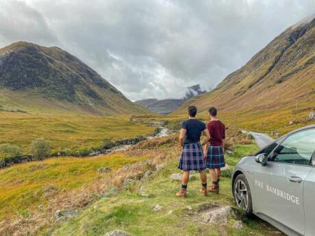 Movie buffs will love exploring stunning GlenCoe in Scotland since it's been used in many films
