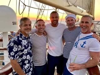 Feel like a proper sailor on the beautiful clipper yacht during Source Events' Amalfi Coast gay cruise