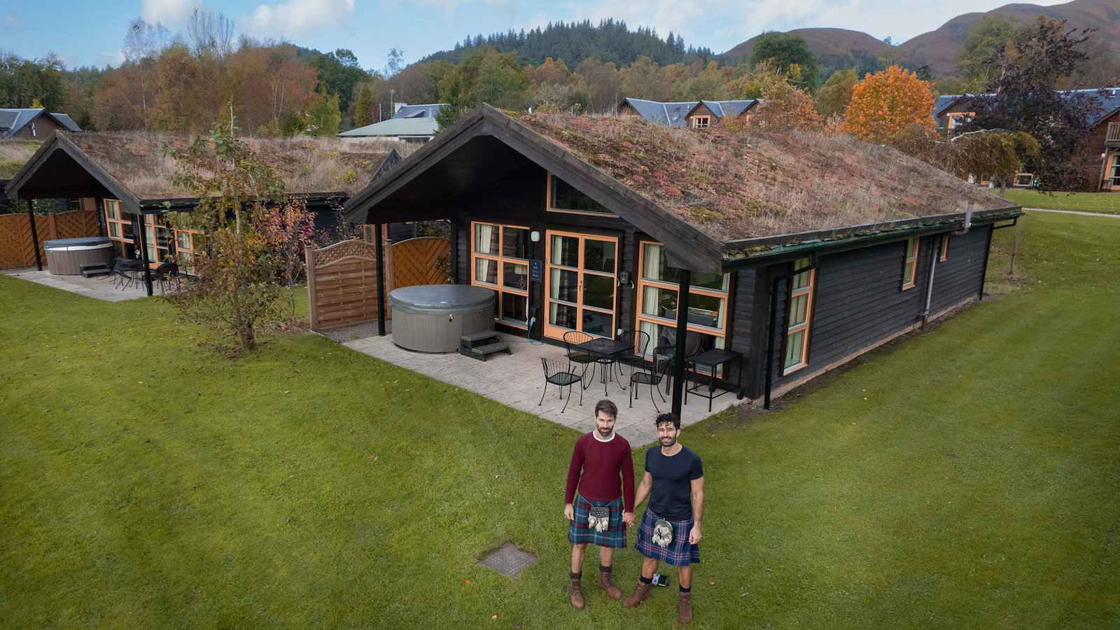 Loch Lomond Luxury Waterfront Lodges are a great gay friendly choice of accommodation in Scotland