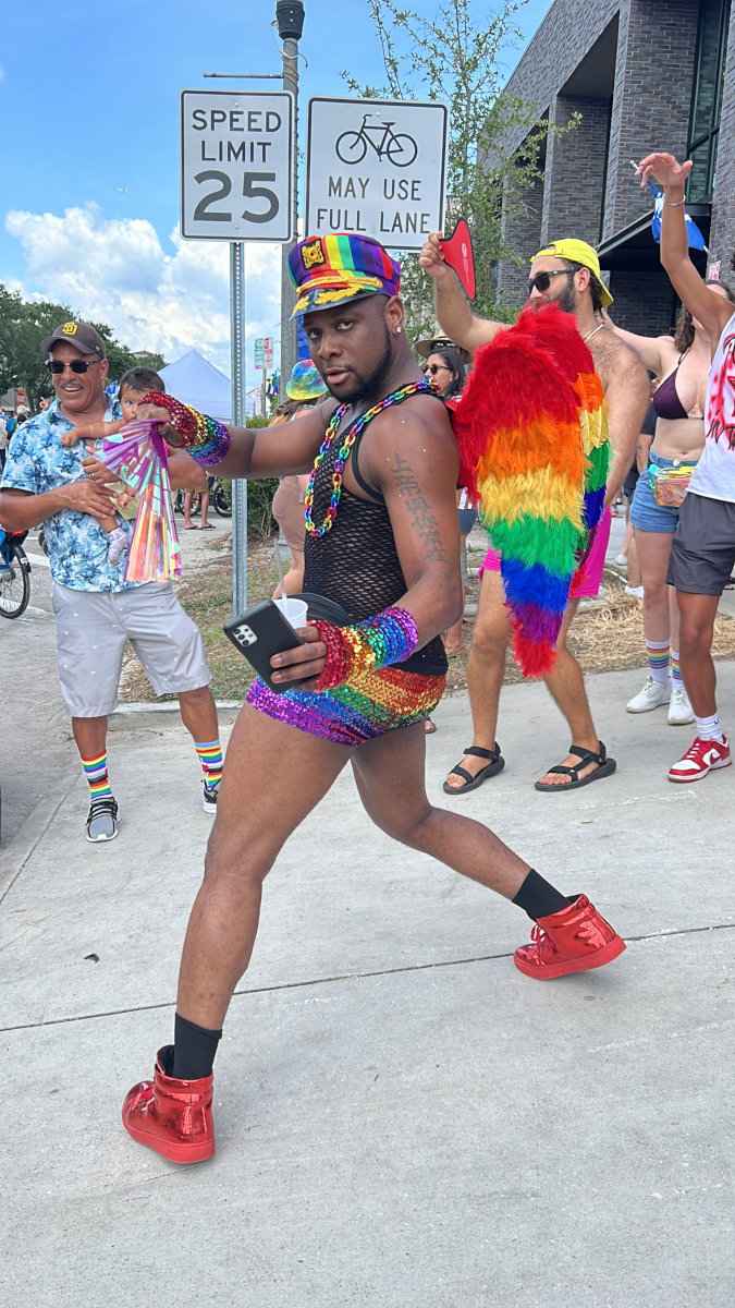 Colorful characters at St Pete Pride