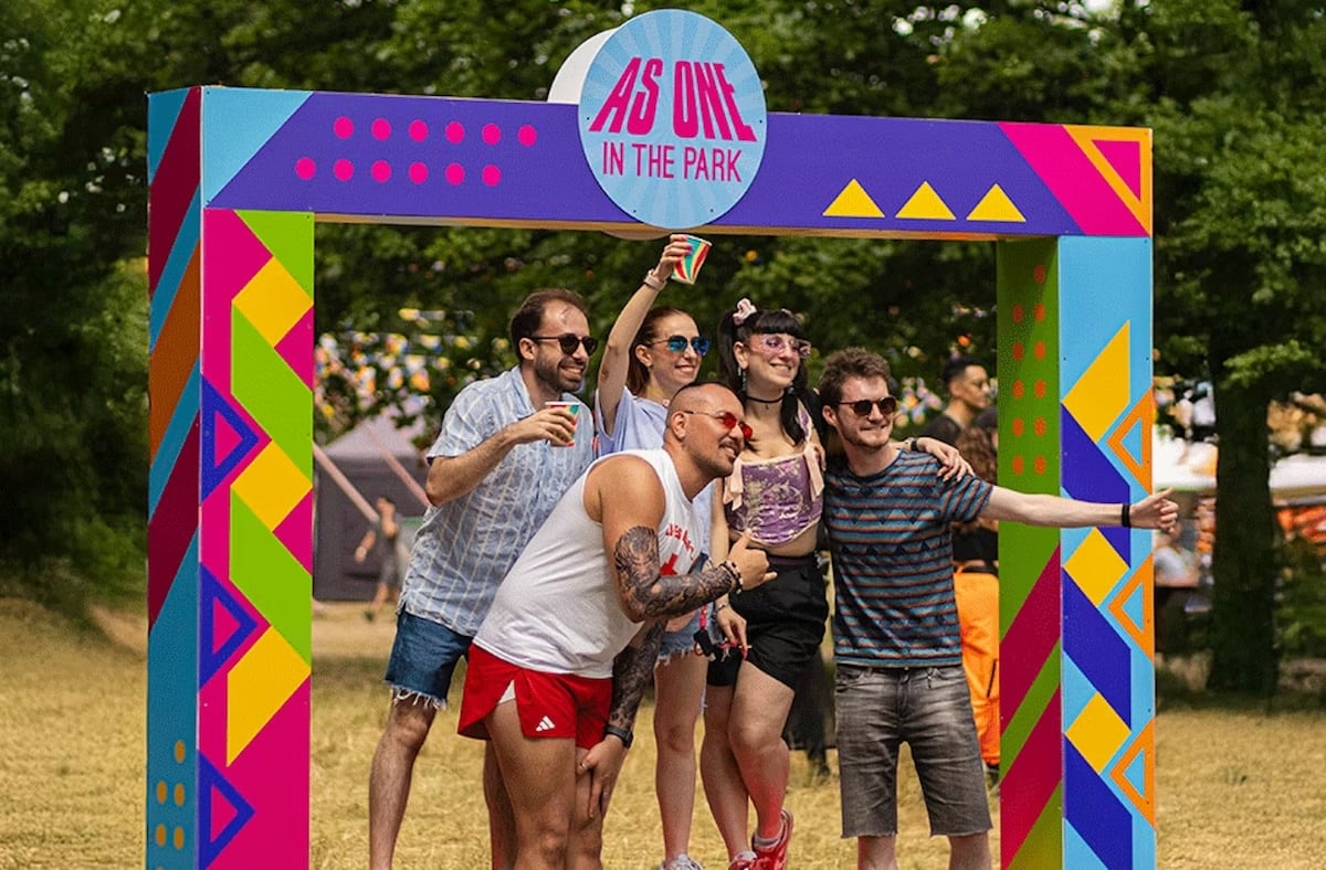 As One In The Park gay festival in London.