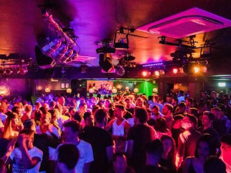 A crowdy dance floor at Two Brewers, a gay club in Clapham that's always got something exciting going on!