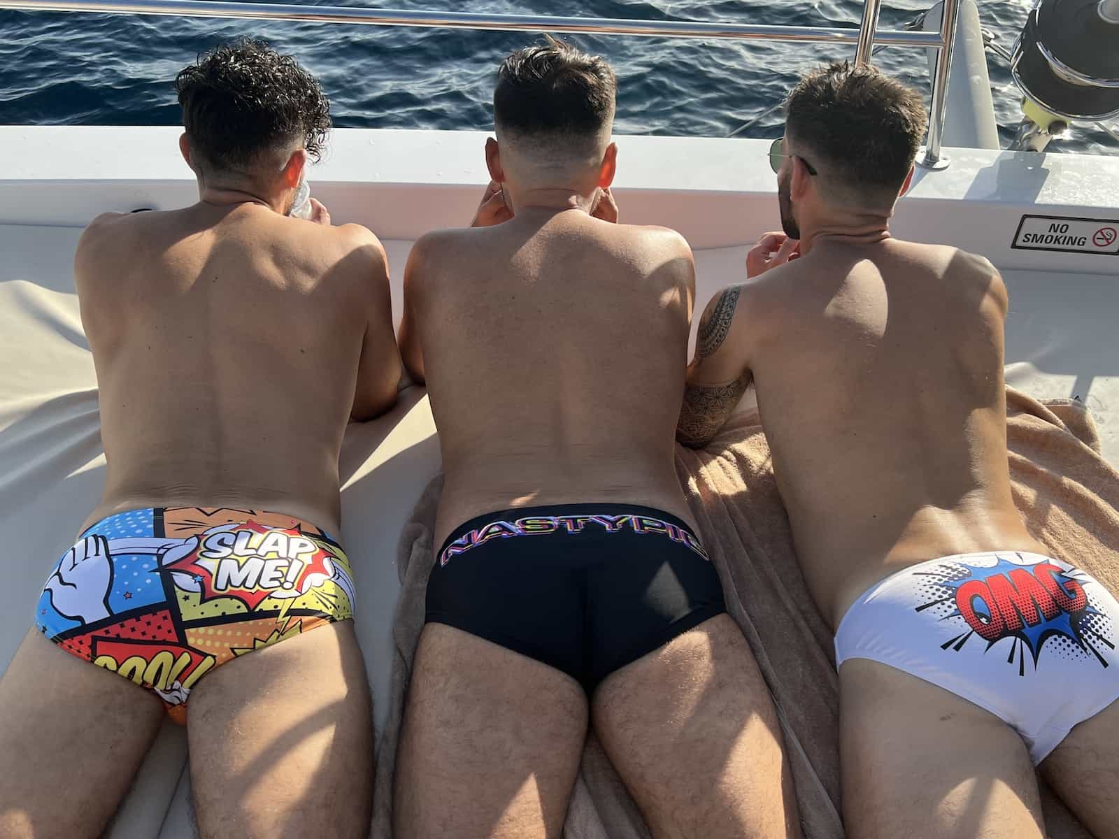 Saf and Nomadic Boys in Speedos.