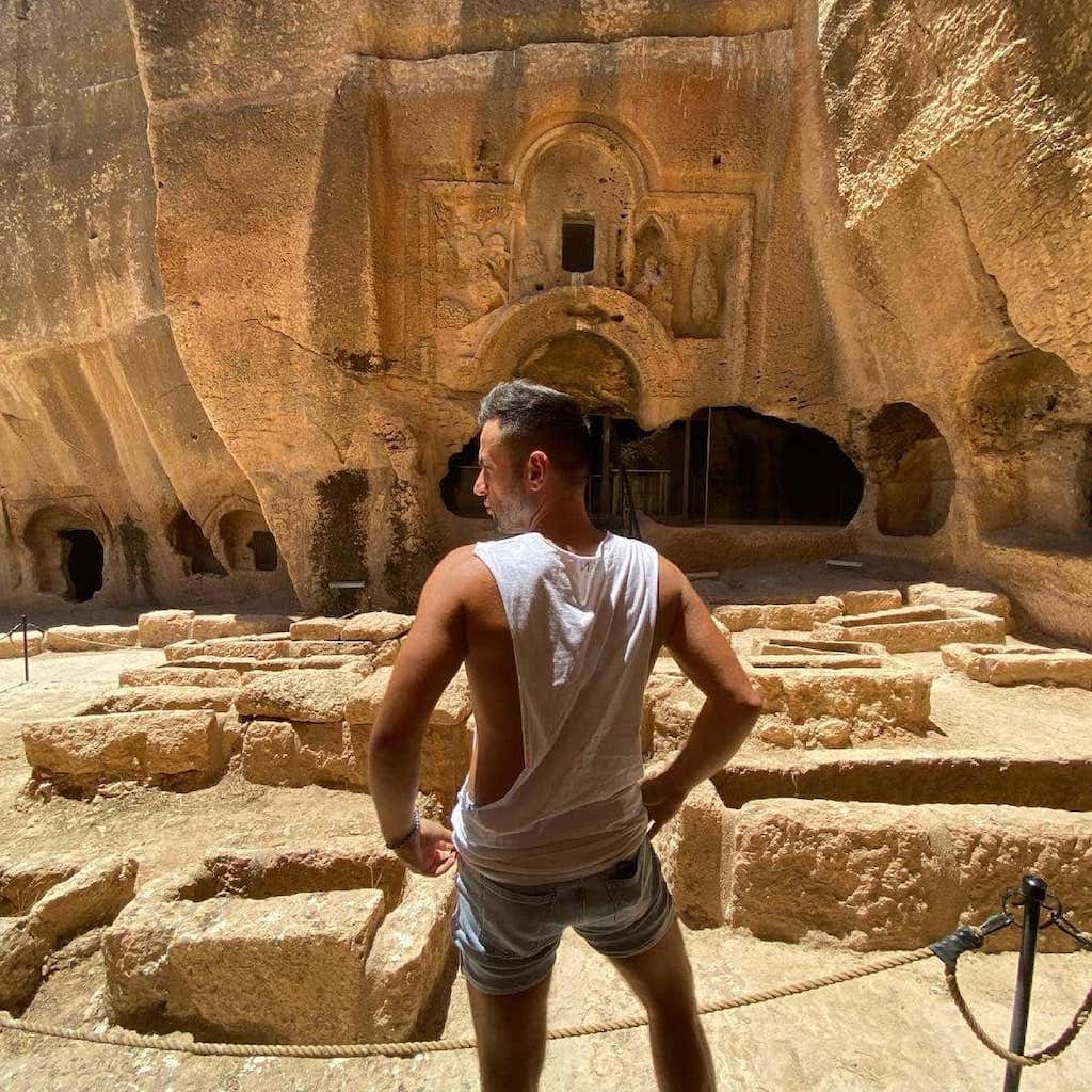 Turkish guy Saf in Dara Ancient City.
