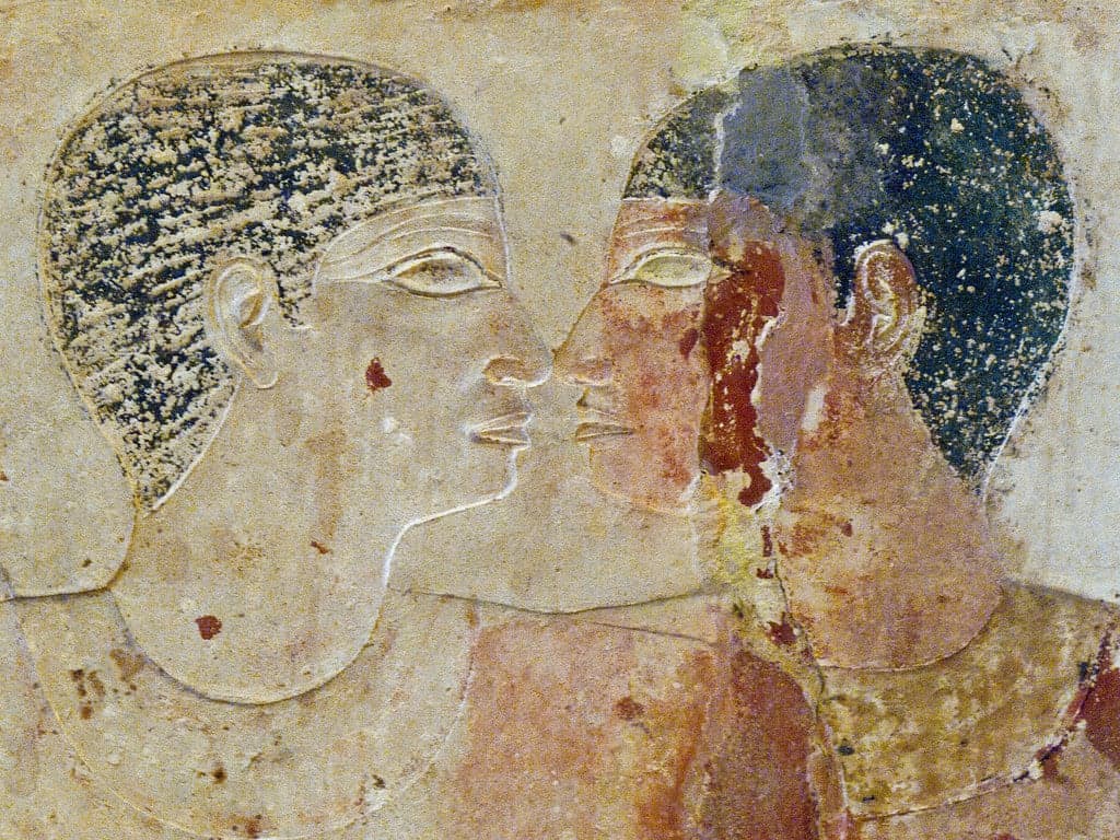 Gay tomb in Egypt found in Saqqara of Khnumhotep and Niankhhknum.