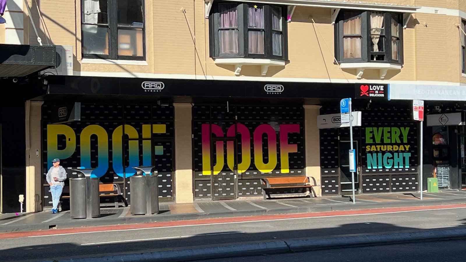 The Arq gay club in Sydney which hosts the Poof Doof party.