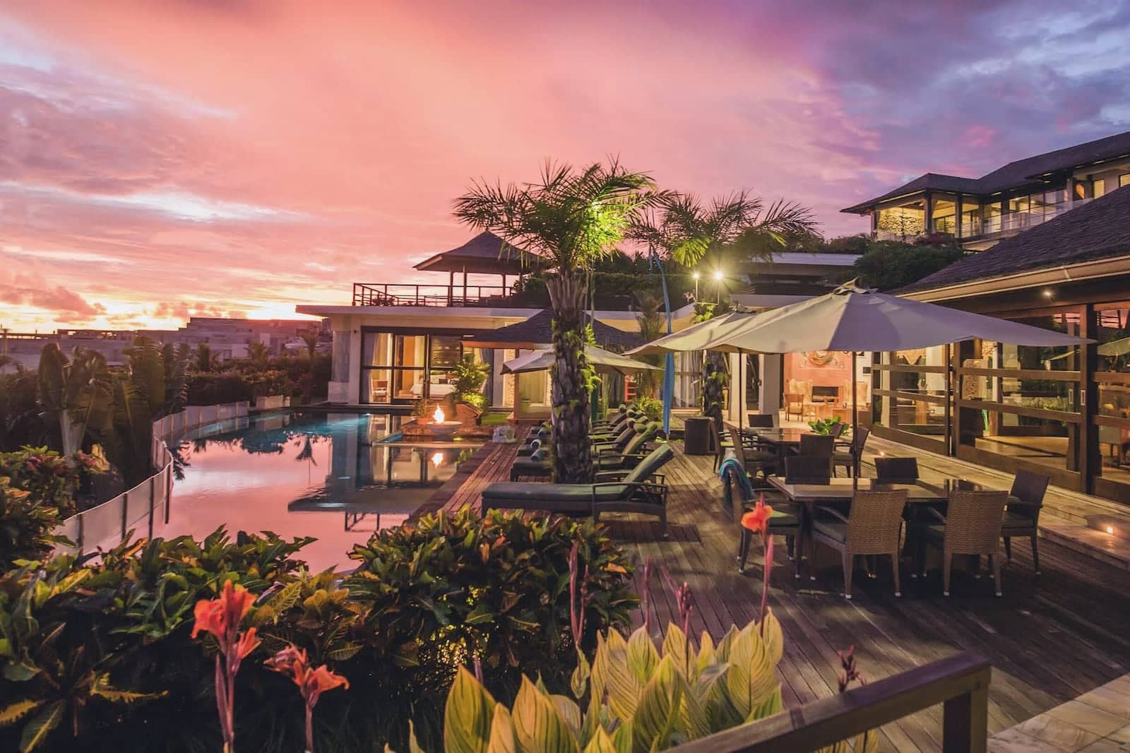 The beautiful Villa for Everything To Sea's Naked Paradise Villa Experience in Bali.