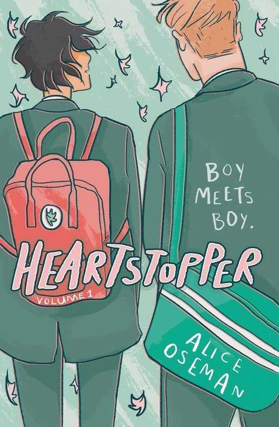 The colorful front cover of Heartstopper Volume 1.