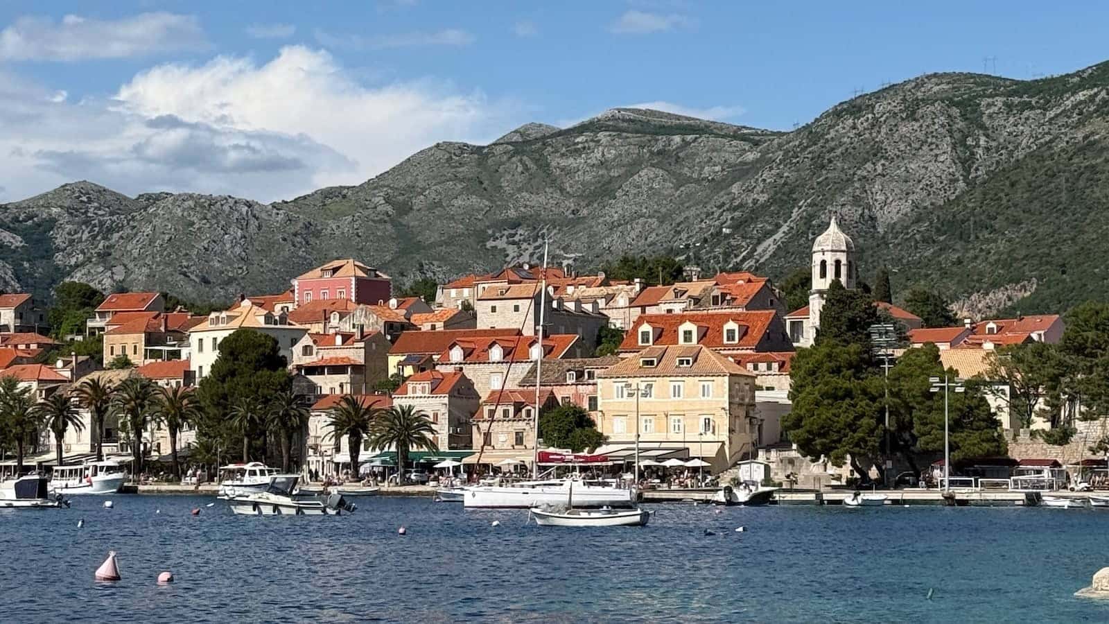 The cutesy harbour of Cavtat.