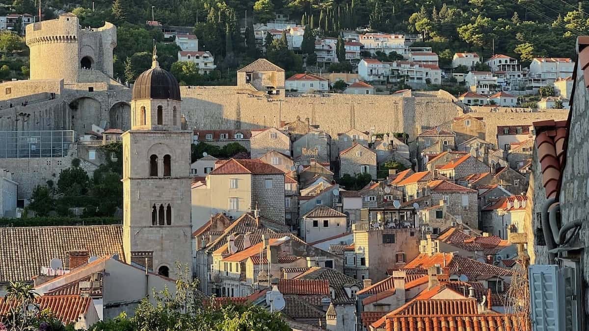 Dubrovnik old town view