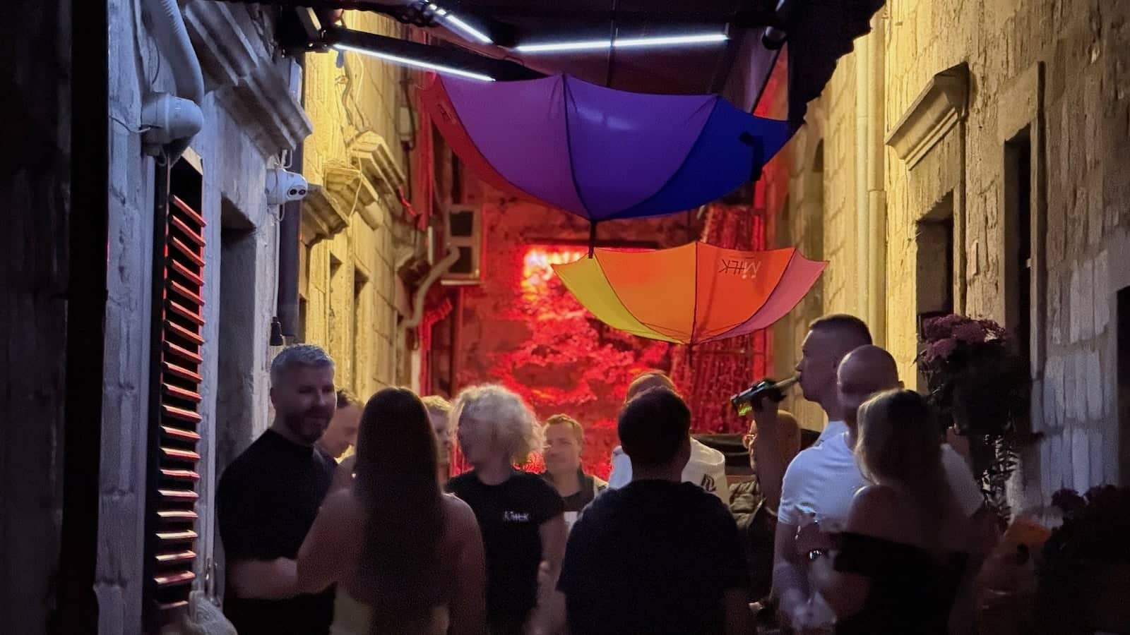 Milk gay bar in Dubrovnik.