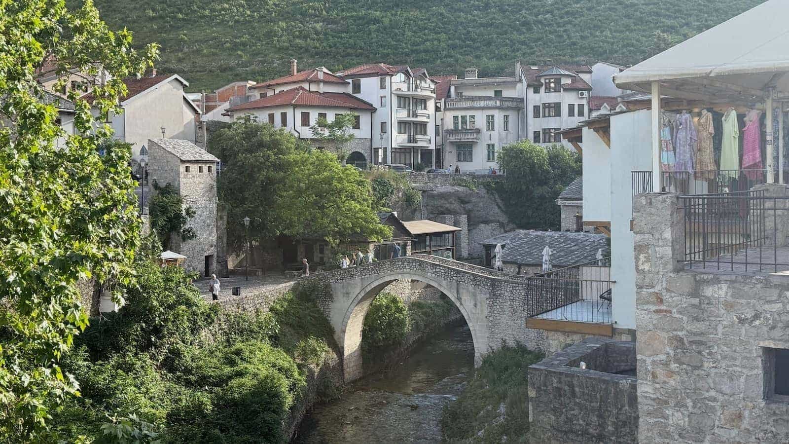 Mostar old town in Bosnia & Herzegovina.
