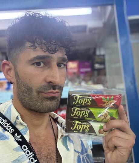 Stefan with Tops Chocolates in Riyadh, Saudi Arabia.