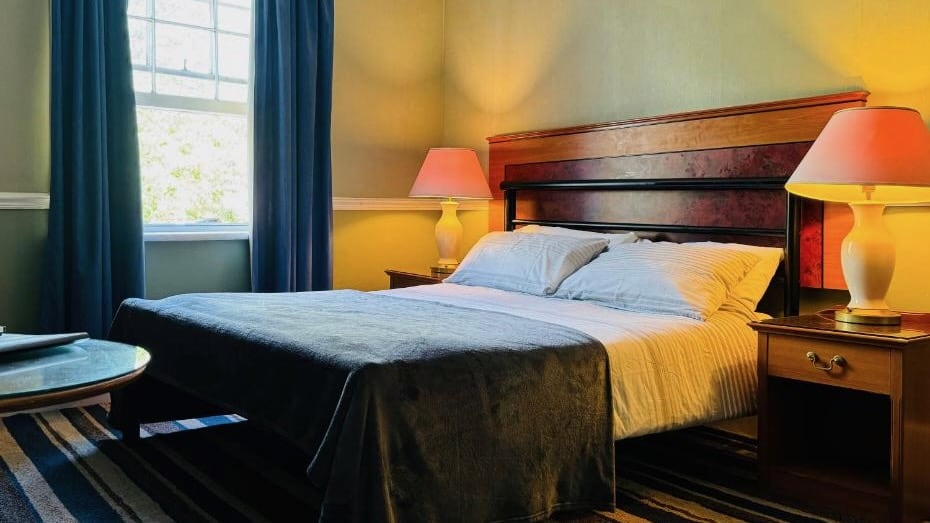 Central Station Hotel room in Kings Cross, London.
