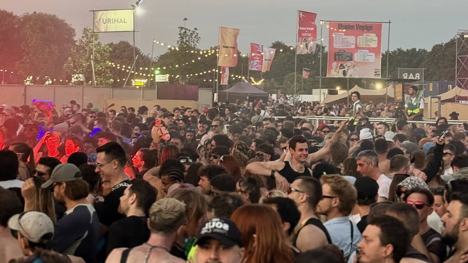 Maiden Voyage queer rave festival London at Burgess Park.