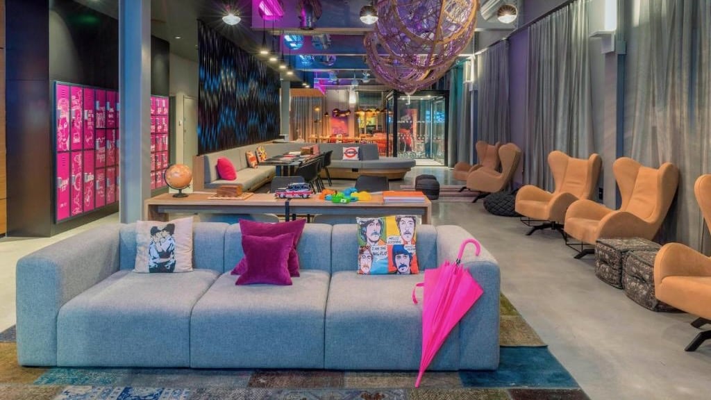 Moxy London Excel Hotel in the Docklands.
