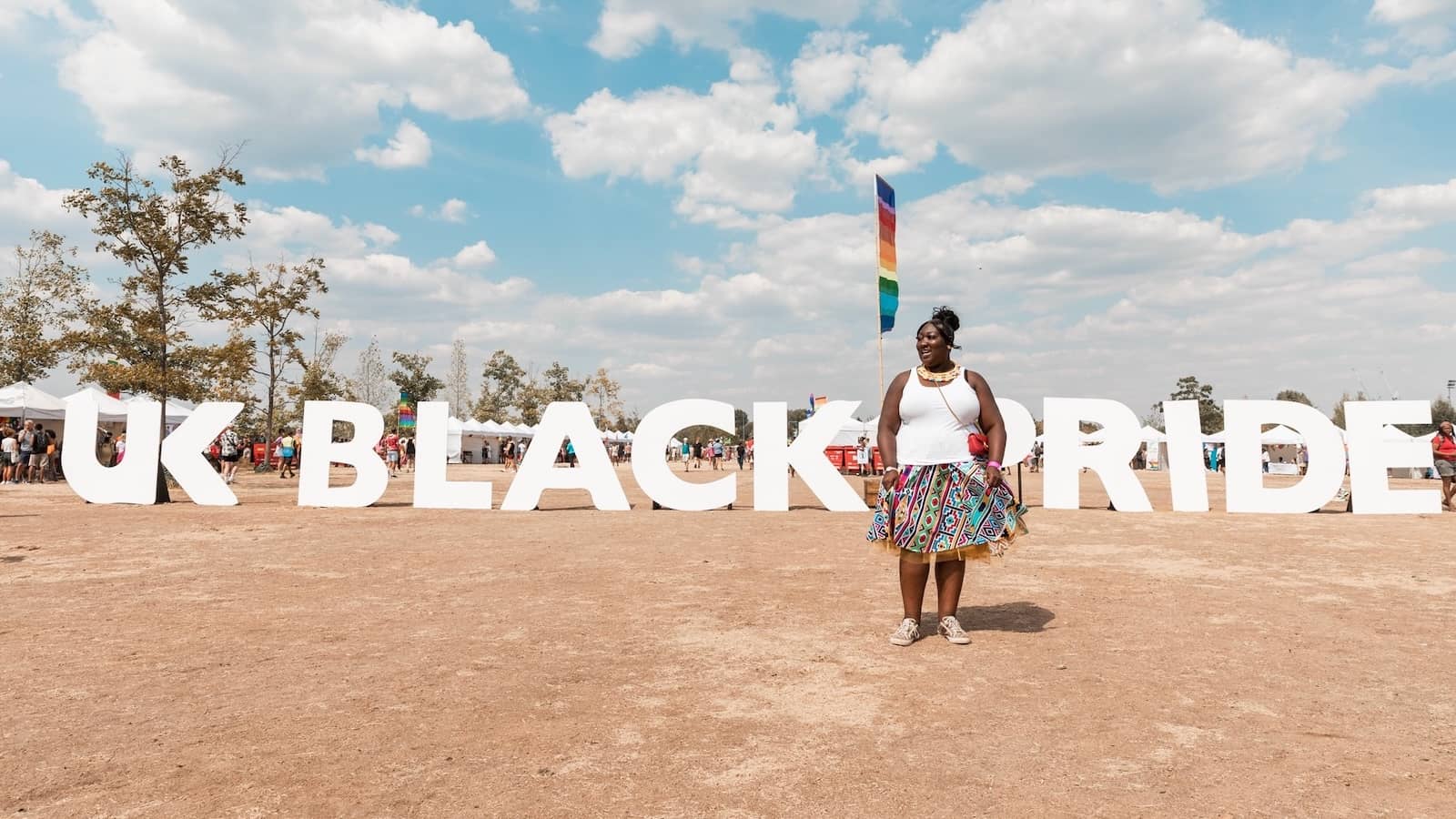 UK Black Pride gay event in London.