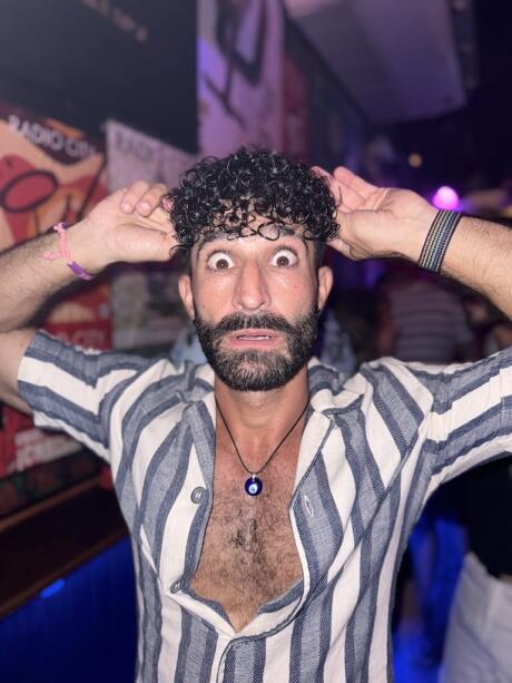 Stefan surprised face in Valencia.
