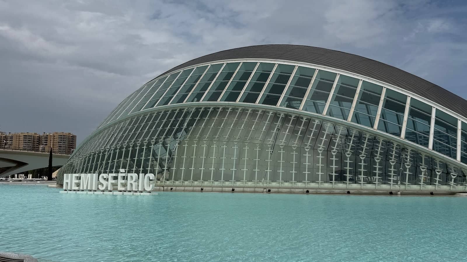 The Hemisfèric of Valencia at the City of Arts and Sciences.