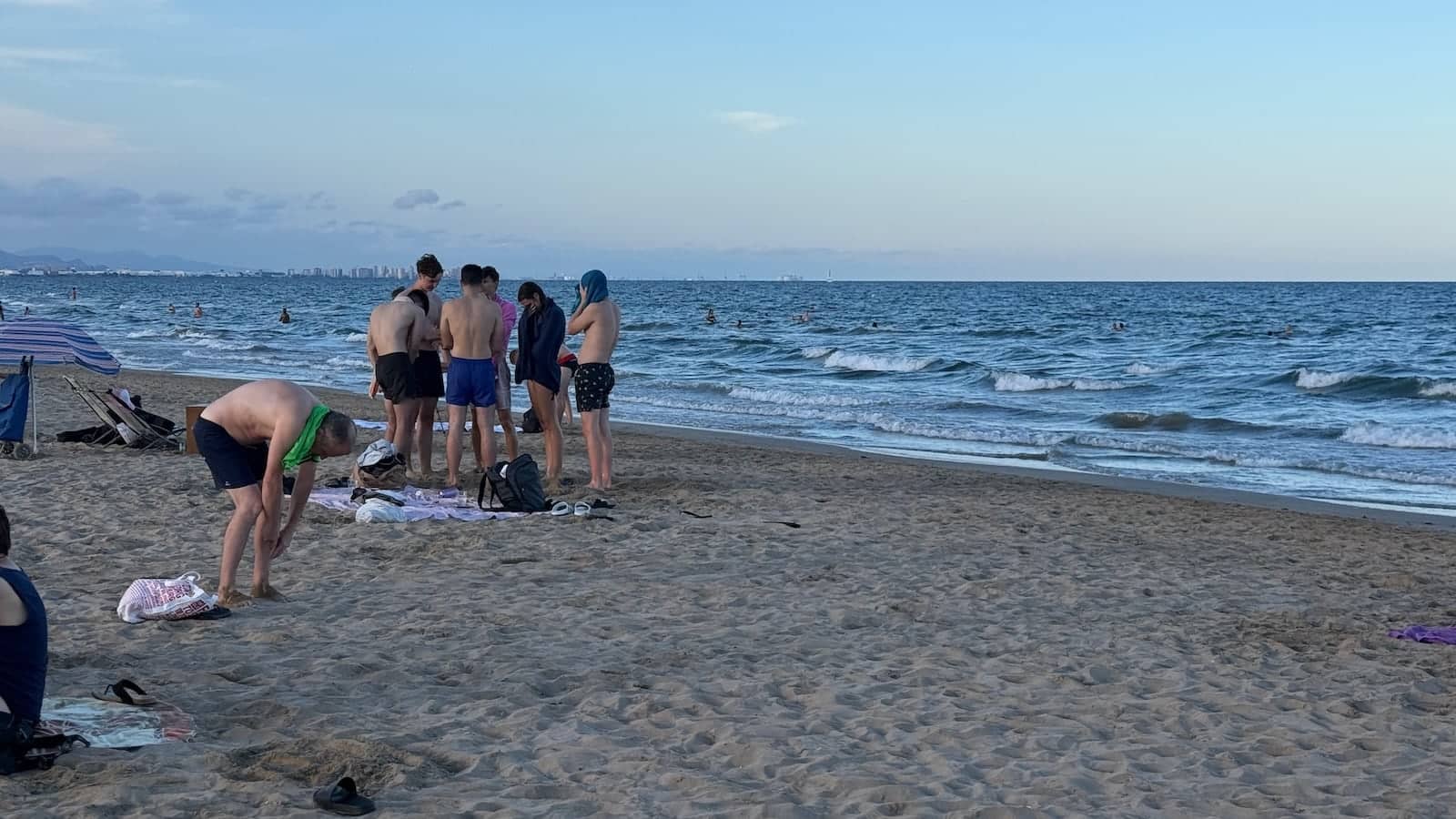 The Platja de l’Arbre del Gos gay beach in Valencia.