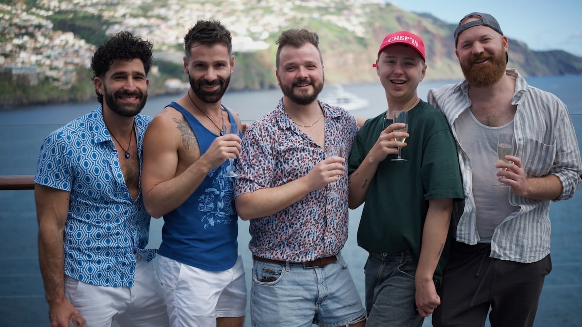 Ivanka Karl Daan Stef Seb on the Mein Schiff ship.