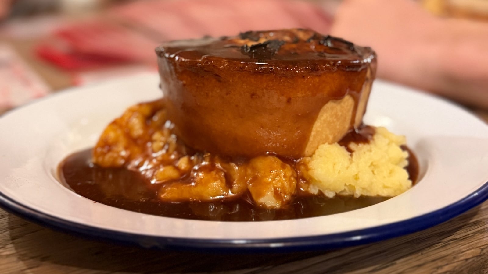 Pie and Mash in Christmas Steps in Bristol.