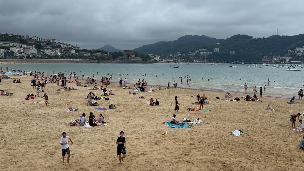 San Sebastian main beach.
