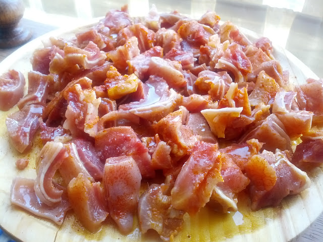 Oreja de cerdo pigs ears Madrid specialty.