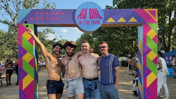 As One In The Park group of gay guys at Walpole Park.