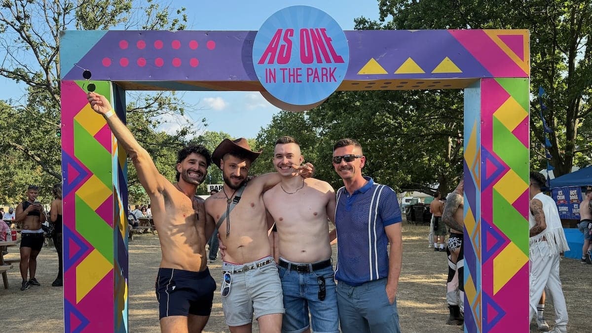 As One In The Park group of gay guys at Walpole Park.