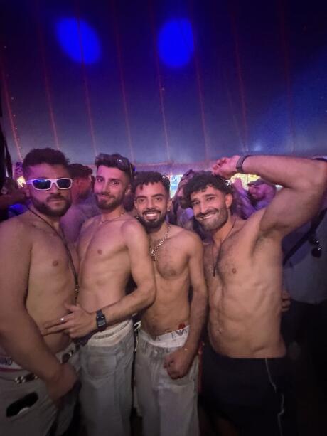 Gay group at end of As One In The Park.